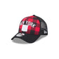 New York Rangers Evergreen Check 9FORTY A-Frame Trucker Hat