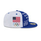 Team USA American Flag 59FIFTY Fitted Hat