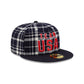 Team USA Navy Plaid 59FIFTY Fitted Hat