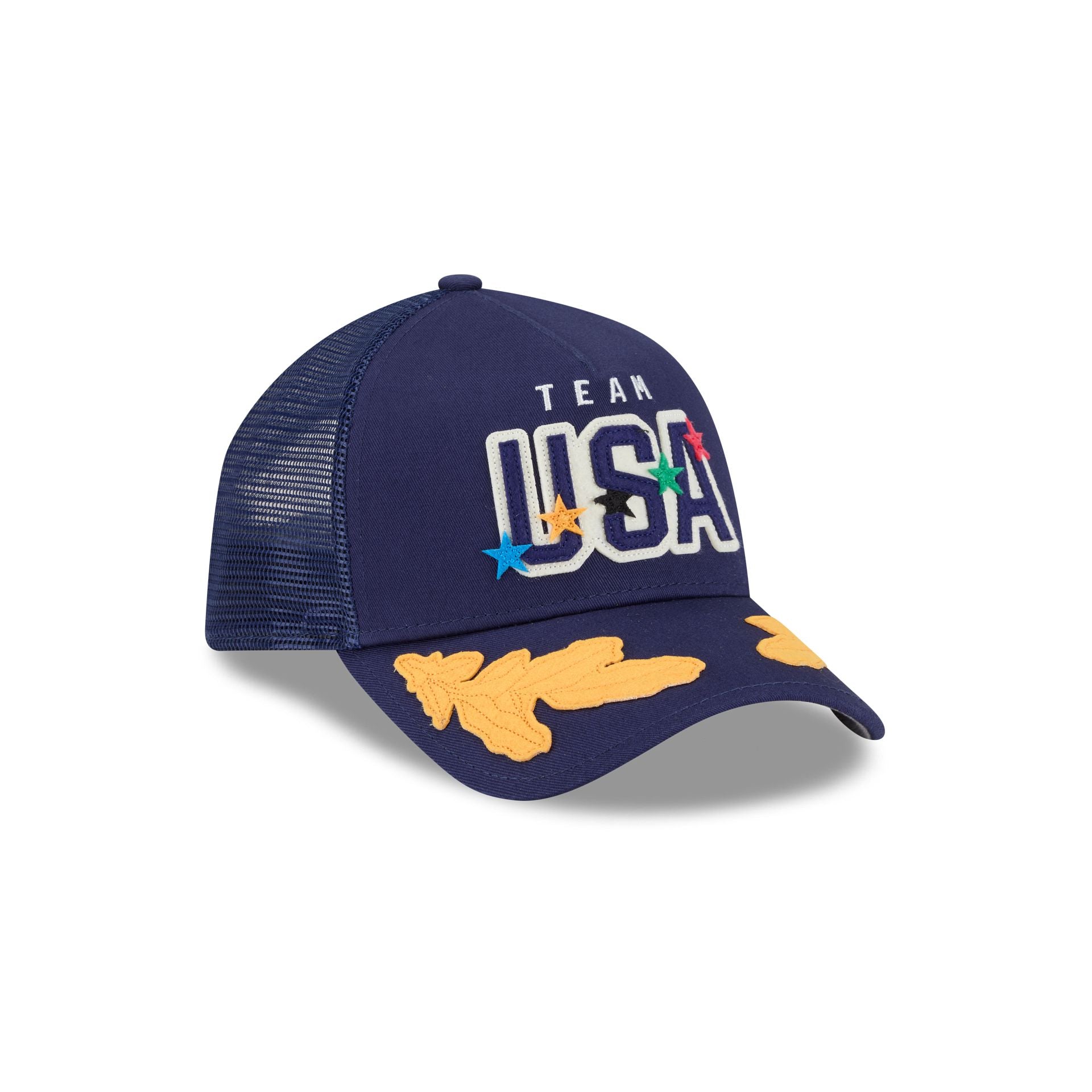 Team USA Felt Patch 9FORTY A-Frame Trucker Hat