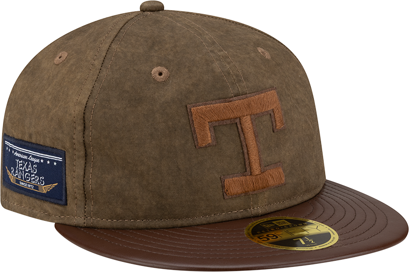 Texas Rangers Utility Linen Retro Crown 59FIFTY Fitted Hat