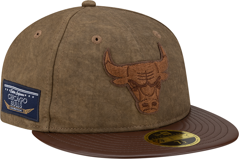 Chicago Bulls Utility Linen Retro Crown 59FIFTY Fitted Hat