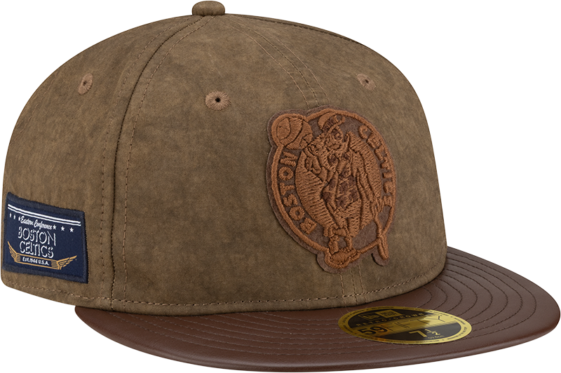 Boston Celtics Utility Linen Retro Crown 59FIFTY Fitted Hat
