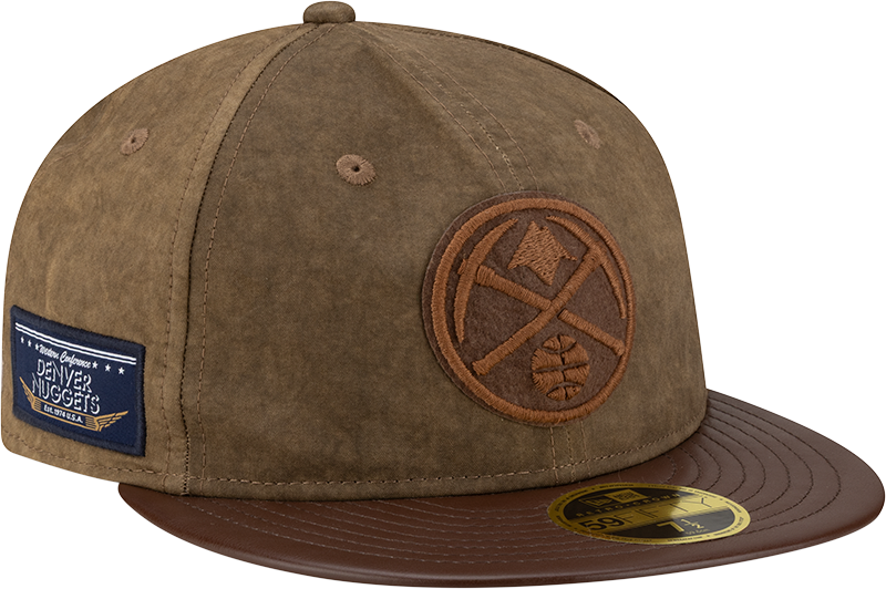 Denver Nuggets Utility Linen Retro Crown 59FIFTY Fitted Hat