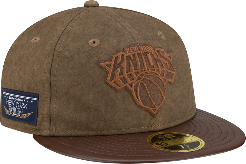 New York Knicks Utility Linen Retro Crown 59FIFTY Fitted Hat