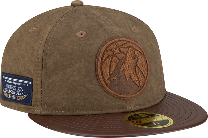 Minnesota Timberwolves Utility Linen Retro Crown 59FIFTY Fitted Hat