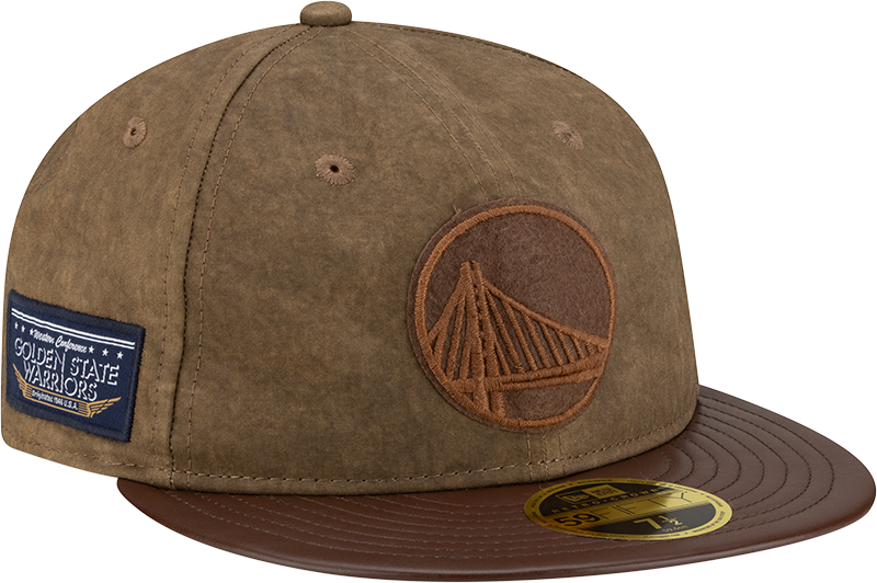 Golden State Warriors Utility Linen Retro Crown 59FIFTY Fitted Hat