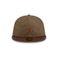 Atlanta Braves Utility Linen Retro Crown 59FIFTY Fitted Hat