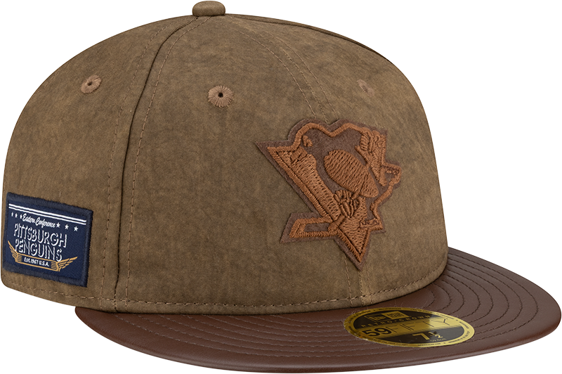 Pittsburgh Penguins Utility Linen Retro Crown 59FIFTY Fitted Hat