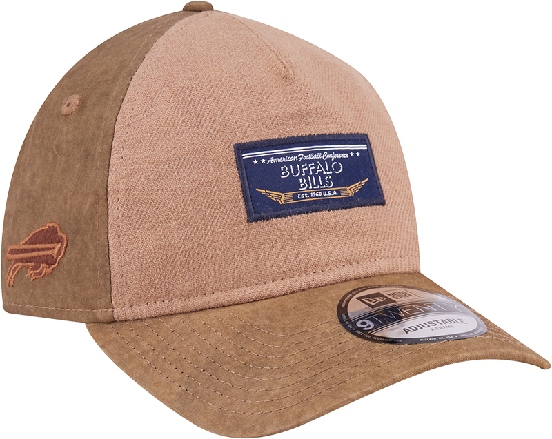 Buffalo Bills Utility Linen 9TWENTY A-Frame Adjustable Hat