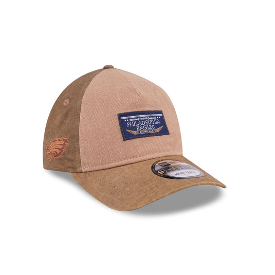 Philadelphia Eagles Utility Linen 9TWENTY A-Frame Adjustable Hat - New Era Cap