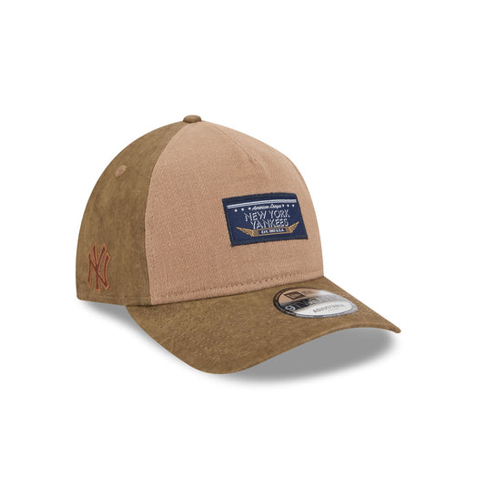 New York Yankees Utility Linen 9TWENTY A-Frame Adjustable Hat - New Era Cap