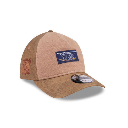 New York Rangers Utility Linen 9TWENTY A-Frame Adjustable Hat - New Era Cap