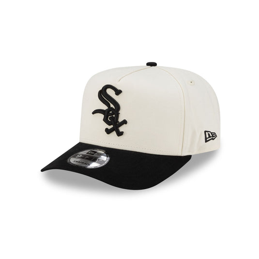 Chicago White Sox Cotton Brush Chrome Pre-Curve 9FIFTY A-Frame Snapback Hat - New Era Cap