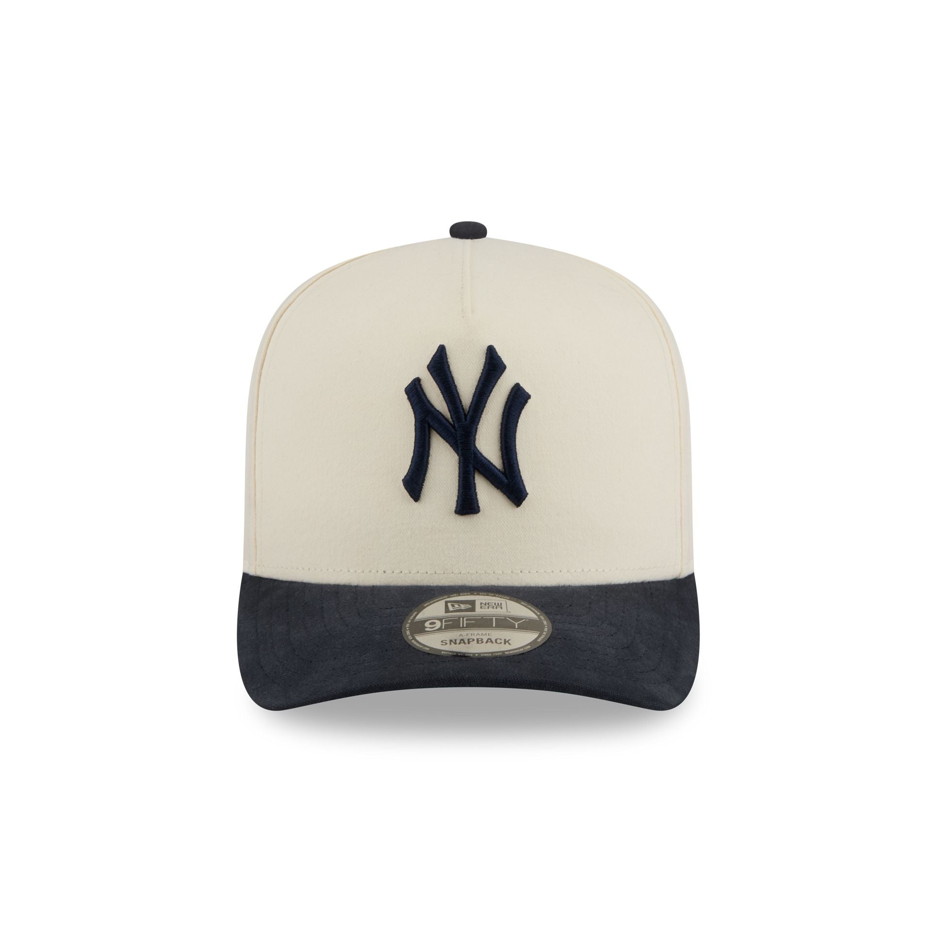 New York Yankees Cotton Brush Chrome Pre-Curve 9FIFTY A-Frame
