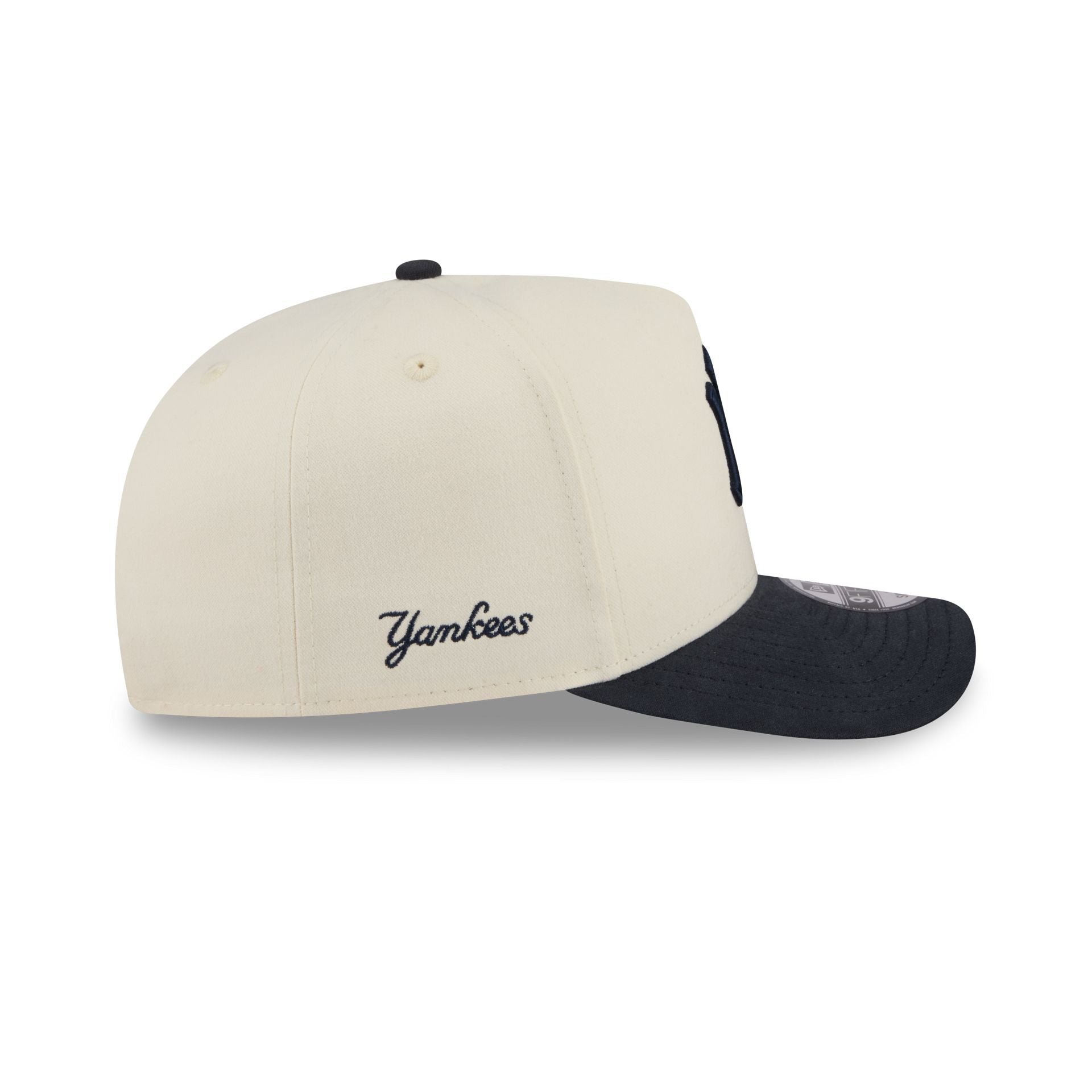 New York Yankees Cotton Brush Chrome Pre-Curve 9FIFTY A-Frame