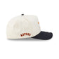 Houston Astros Cotton Brush Chrome Pre-Curve 9FIFTY A-Frame Snapback Hat