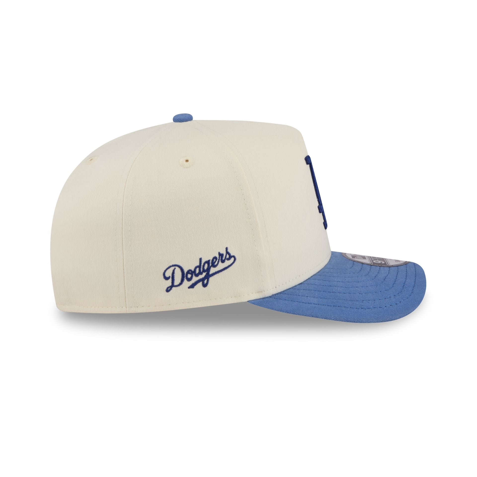 Los Angeles Dodgers Cotton Brush Chrome Pre-Curve 9FIFTY A-Frame