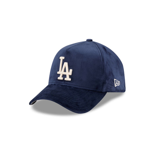 Los Angeles Dodgers Velour 9FORTY A-Frame Snapback Hat - New Era Cap