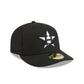 Houston Astros Black Pre-Curve 59FIFTY Fitted Hat