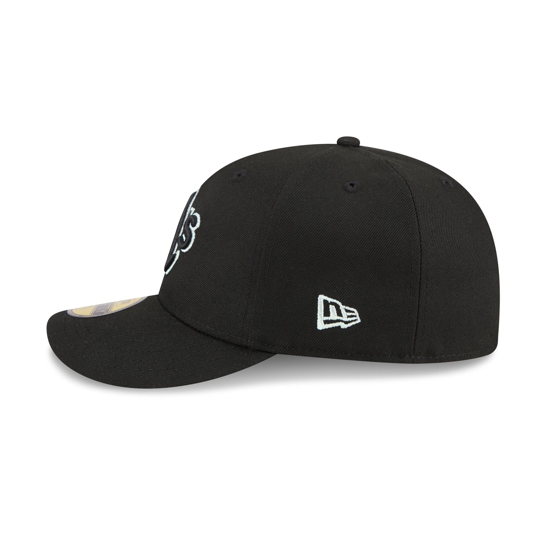 Athletics Black Pre-Curve 59FIFTY Fitted Hat – New Era Cap