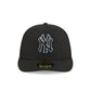 New York Yankees Black Pre-Curve 59FIFTY Fitted Hat