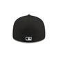New York Yankees Black Pre-Curve 59FIFTY Fitted Hat