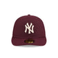 New York Yankees Maroon Pre-Curve 59FIFTY Fitted Hat