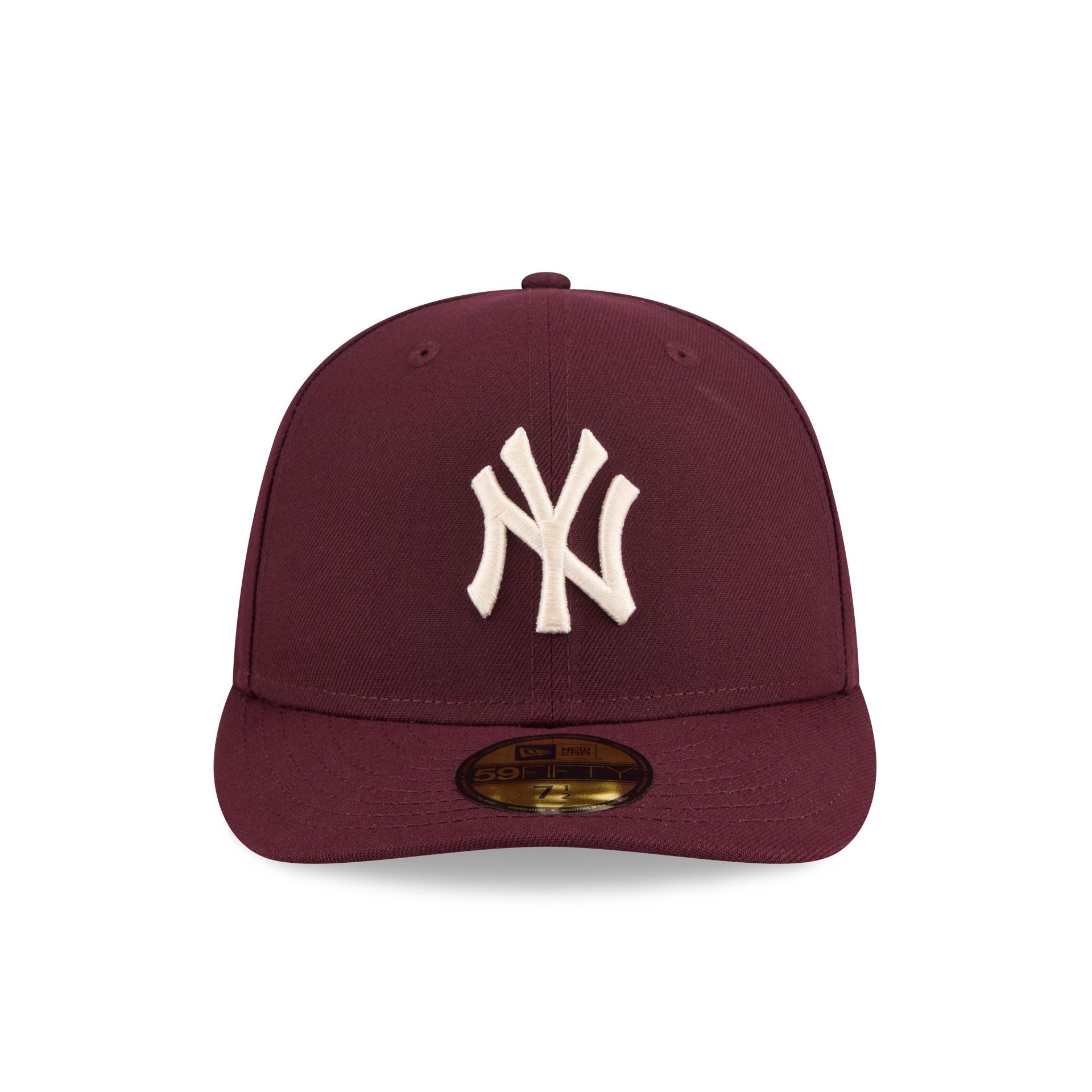 New York Yankees Maroon Pre-Curve 59FIFTY Fitted Hat