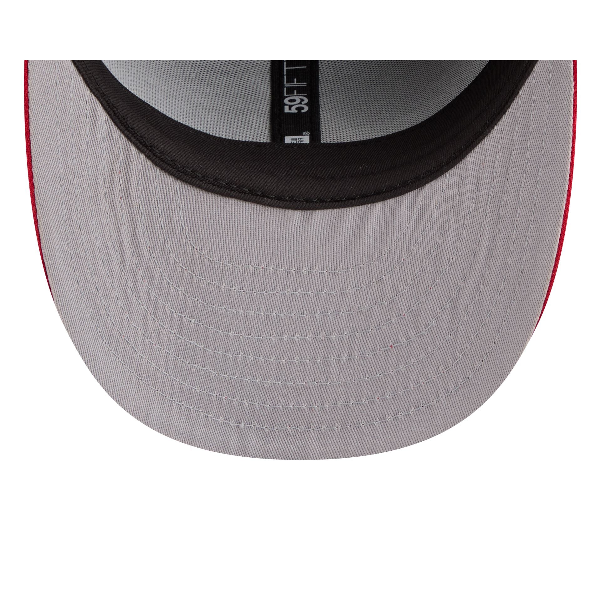 Atlanta Braves Pre-Curve 59FIFTY Fitted Hat