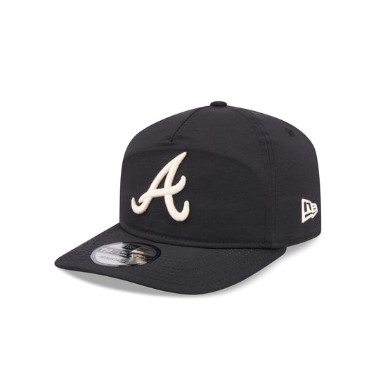 Atlanta Braves Black Nylon 19TWENTY Snapback Hat - New Era Cap
