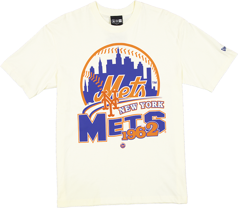 New York Mets Retro Chrome White T-Shirt