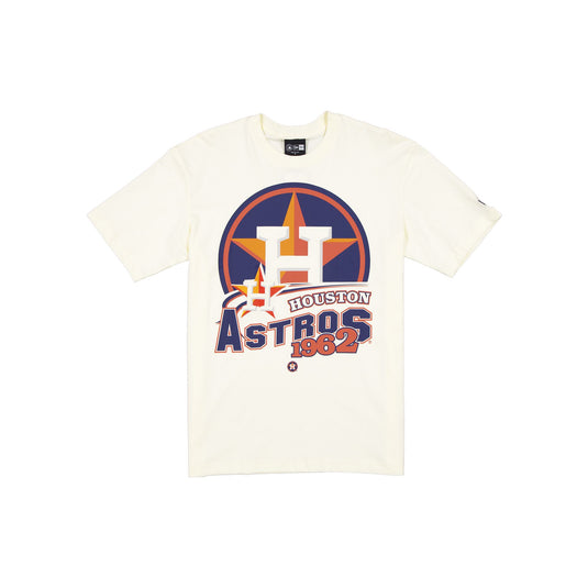 Houston Astros Retro Chrome White T-Shirt - New Era Cap