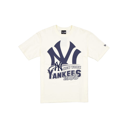 New York Yankees Retro Chrome White T-Shirt - New Era Cap