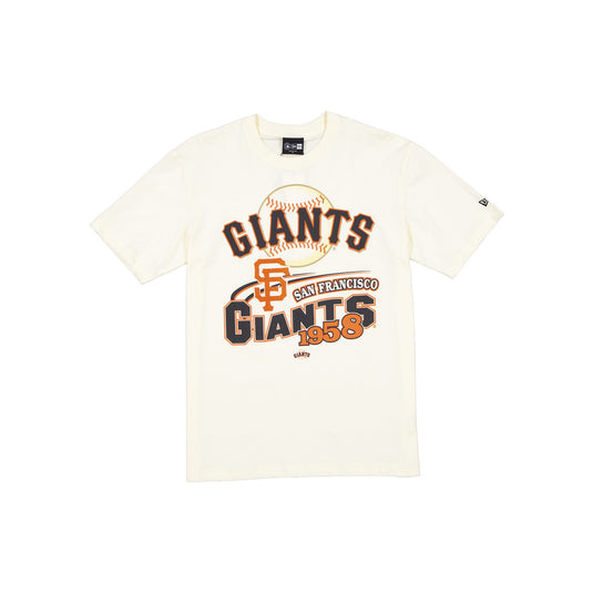 San Francisco Giants Retro Chrome White T-Shirt - New Era Cap