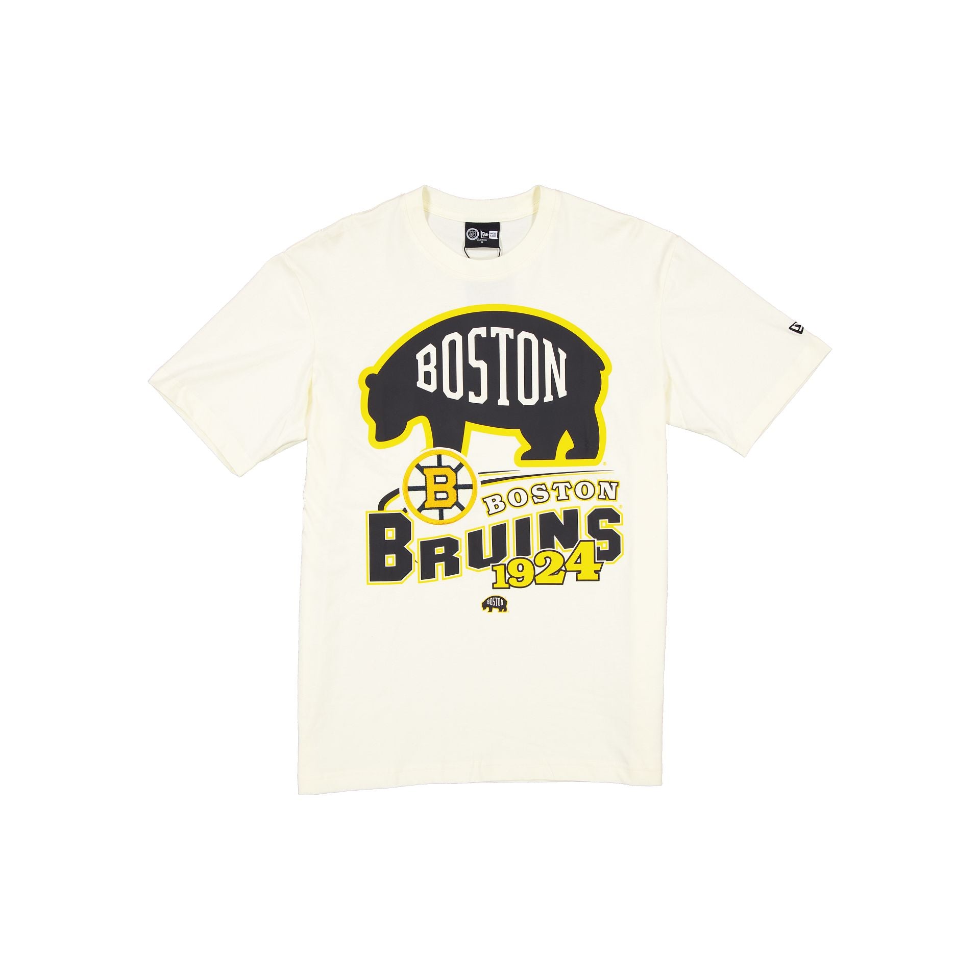 Boston Bruins Retro Chrome White T-Shirt
