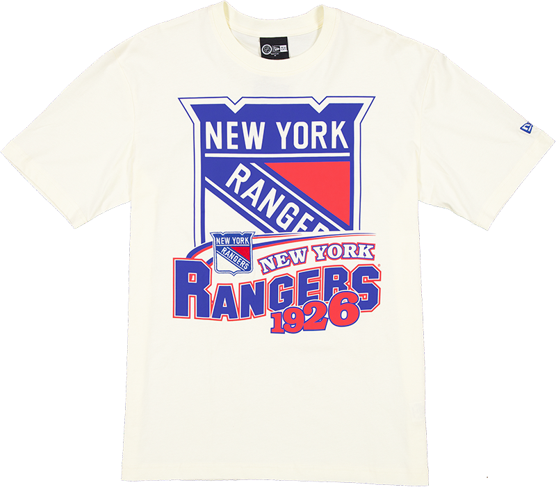 New York Rangers Retro Chrome White T-Shirt