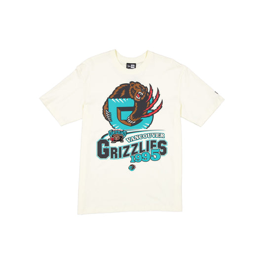 Vancouver Grizzlies Retro Chrome White T-Shirt - New Era Cap
