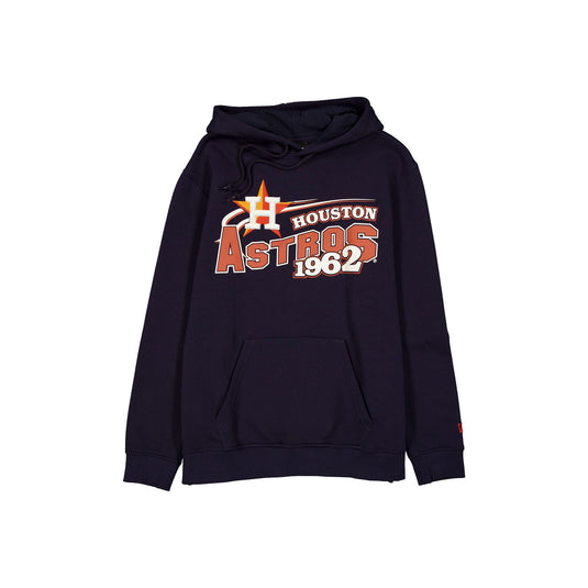 Houston Astros Retro Black Hoodie - New Era Cap
