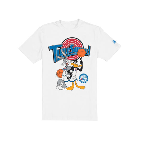 Space Jam x Philadelphia 76ers Tune Squad White T-Shirt - New Era Cap