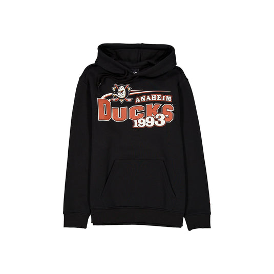 Anaheim Ducks Retro Black Hoodie - New Era Cap