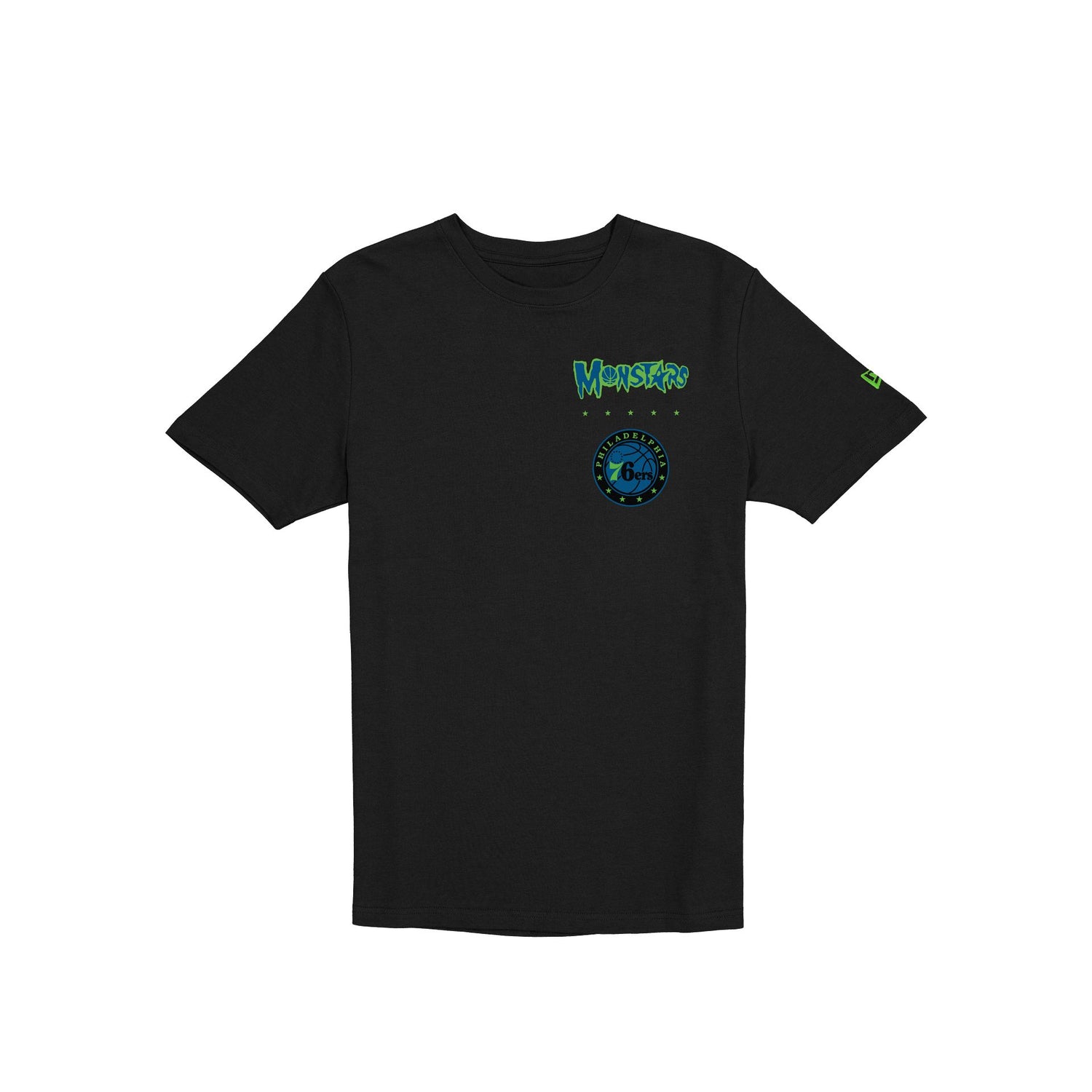 Space Jam x Philadelphia 76ers Monstars Black T-Shirt