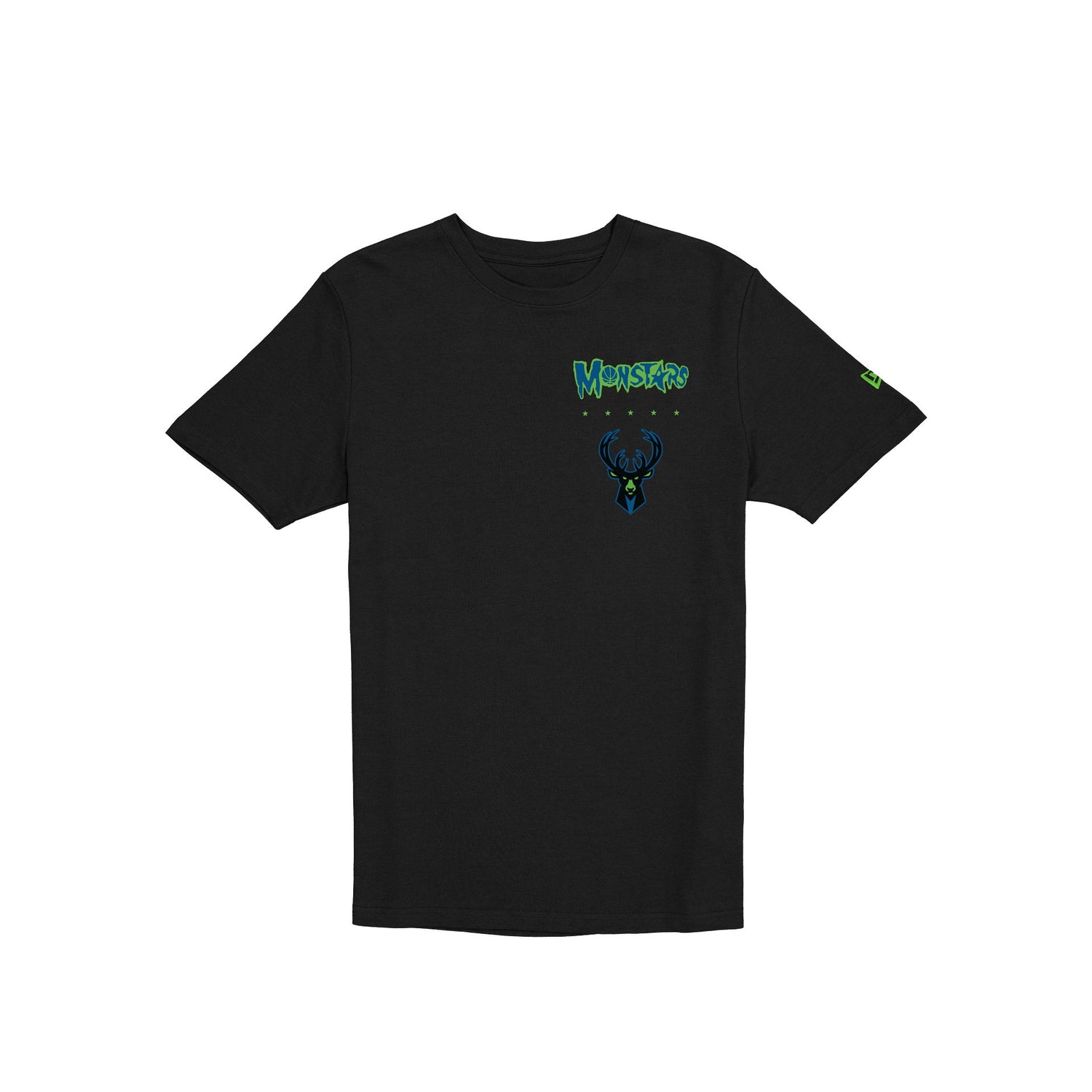 Space Jam x Milwaukee Bucks Monstars Black T-Shirt