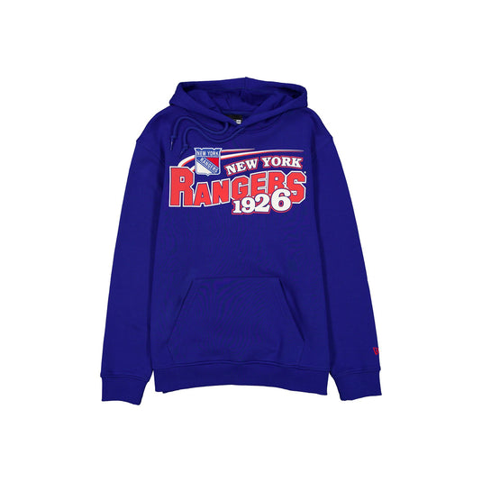 New York Rangers Retro Black Hoodie - New Era Cap