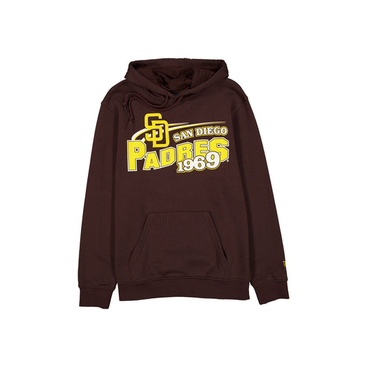 San Diego Padres Retro Black Hoodie - New Era Cap