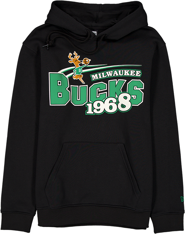 Milwaukee Bucks Retro Black Hoodie