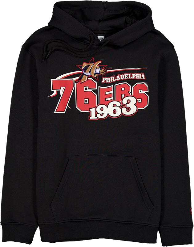 Philadelphia 76ers Retro Black Hoodie