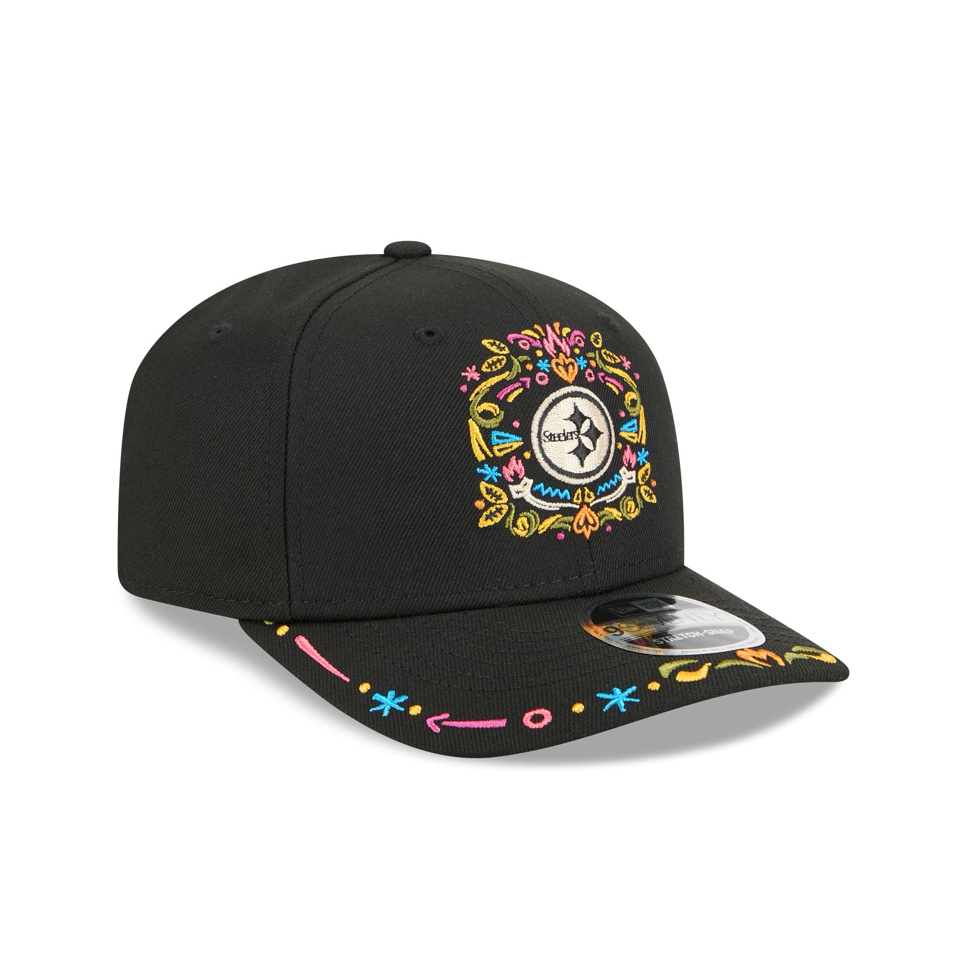 Pittsburgh Steelers Hasta La Muerte 9SEVENTY Stretch-Snap Hat