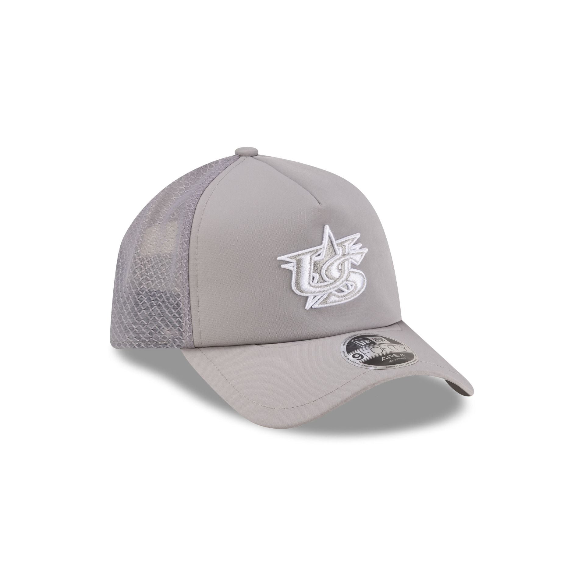 USA Baseball 2026 Batting Practice Gray 9FORTY APEX Trucker Hat