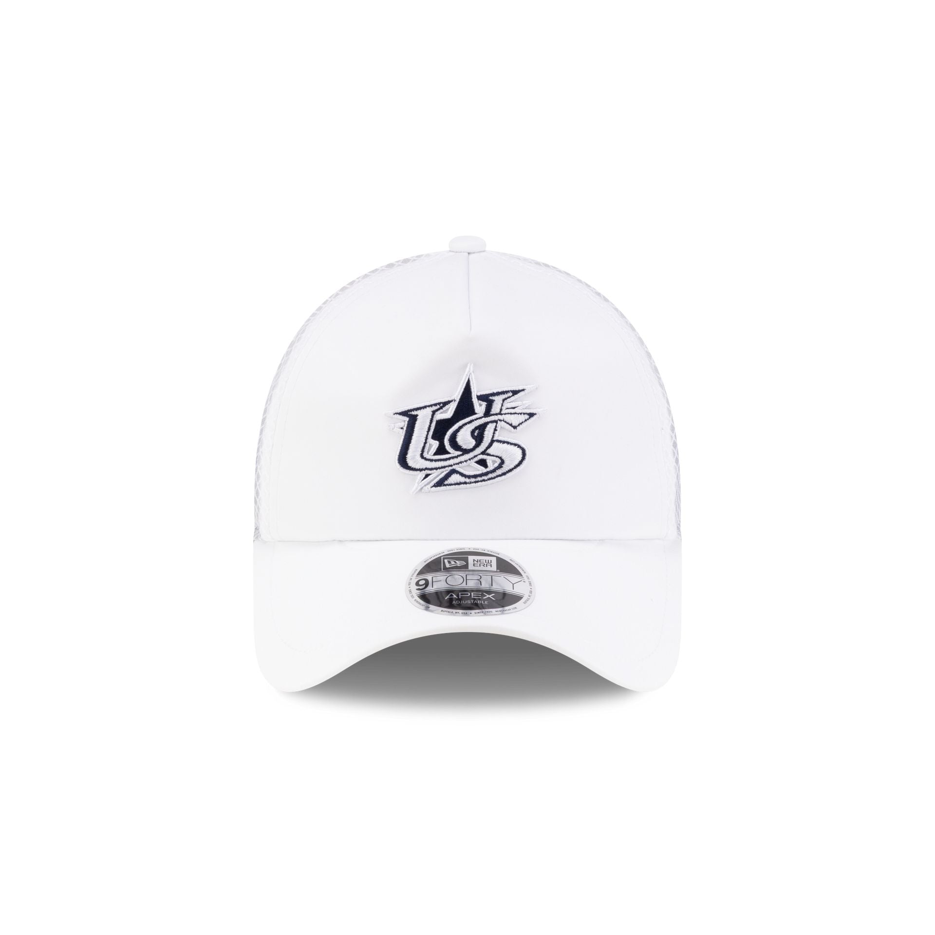USA Baseball 2026 Batting Practice White 9FORTY APEX Trucker Hat